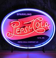 Fiftiesstore Sparkling Pepsi-Cola Neon Verlichting - 65 x 50 cm