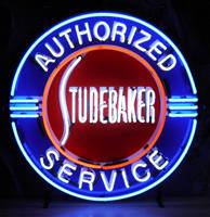 Fiftiesstore Studebaker Neon Verlichting 65 x 65 cm