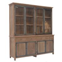 Countrylifestyle Teak Industriele winkelkast 200cm