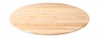 Continenta Drehplatte, Drehteller, Servierplatte, Käseplatte, Gummibaumholz, Ø 40 cm, 3014