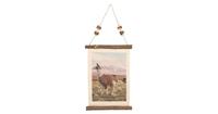 Clayre & Eef Wandkaart 39*2*28 cm 6WK0026