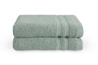 Dry FLWRS Gastendoek Bath Basics Zeeblauw (set 2 stuks) - 30x50 cm