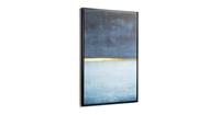 Kave Home Schilderij Wrigley 60 x 90 cm blauw