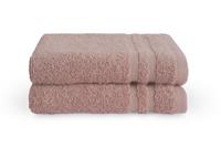 Dry FLWRS Gastendoek Bath Basics Oud Roze (set 2 stuks) - 30x50 cm