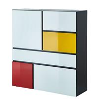 Huisenthuis.nl Wandkast Mondriaan