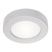 Prios Edwina LED plafondlamp, zilver, 17,7 cm