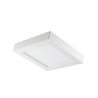 PRIOS Alette LED-Deckenleuchte, weiß, 22,7 cm 24W
