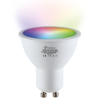 Homeylux GU10 SMART LED RGBWW Wifi+BLE 5.5 Watt 345lm 38° Dimbaar via App