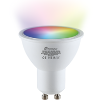 Homeylux GU10 SMART LED RGBWW Wifi & Bluetooth 5.5 Watt 400lm 120° Dimbaar via App