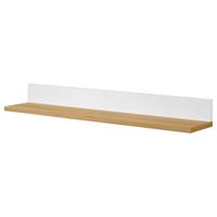 Kave Home Abilen eikenfineer en wit gelakte planken 80 x 9 cm FSC 100%