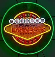 Fiftiesstore Las Vegas Roulette Neon Verlichting - 60 cm