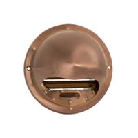 Plieger buitenrooster RVS bol model afm.ø 100mm met gaas roodkoper 62600126 4414271