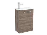 Muebles Slim toiletmeubel donker eiken 40x22cm