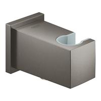 Grohe Euphoria Cube wandaansluitbocht met wandhouder brushed hard graphite 26370AL0