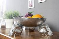 Decoratie Fruitschaal 15cm Zilver - 22917