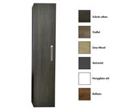 Sanicare kolomkast met luxe chromen greep 33,5x160x32cm schots-eiken