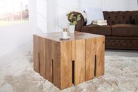 Hocker Castle 45cm Massief Wild Eiken Hout - 36439