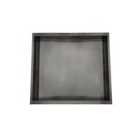 Mueller inbouwnis 30x30x10cm zwart chroom