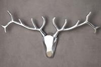 Invicta Interior Decoratie Hertengewei Veado Alu Zilver 90cm - 12582
