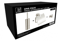 Best Design Luxe-Ore toilet accessoires set RVS geborsteld