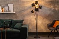 Vloerlamp Levels 178cm Zwart/Goud - 40038