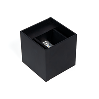 NJOY Cube wandlamp zwart 6W LED