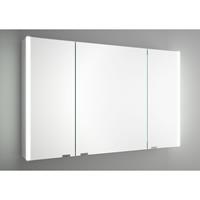 Muebles Ally spiegelkast met verlichting zijkant 122x65cm wit