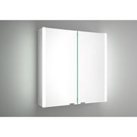 Muebles Ally spiegelkast met verlichting zijkant 63x65cm wit