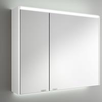 Muebles Ally spiegelkast met verlichting bovenkant 83x66cm wit