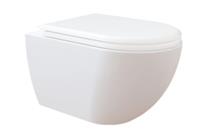 Creavit Modern hangend toilet randloos 51cm wit