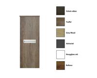 Sanicare kolomkast met inliggende greep 33,5x90x32cm truffel