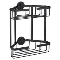 Differnz doucherek dubbel hoekmodel 25cm wit