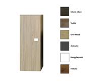Sanicare Q5 kolomkast 33,5x90x32cm grey-wood