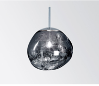 NJOY hanglamp glas 36cm chroom