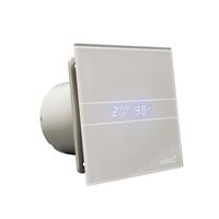 Cata E-100 GSTH badkamer ventilator met timer & vochtsensor 4W/8W Ø100mm zilver
