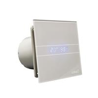 Cata E-100 GSTH badkamer ventilator met timer & vochtsensor 4W/8W Ø100mm zilver