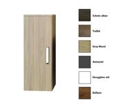 Sanicare kolomkast met luxe chromen greep 33,5x90x32cm grey-wood