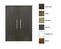 Sanicare kolomkast met reling greep 67x90x32cm schots-eiken