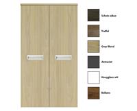 Sanicare kolomkast met inliggende greep 67x160x32cm truffel