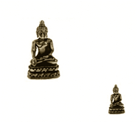 Spiru Minibeeldje Boeddha Amithaba Messing - 3,3 cm