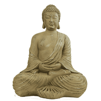 Spiru Japanse Boeddha Beeld Polyresine Amithaba - 36 x 25 x 45 cm