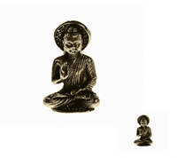 Minibeeldje Boeddha Wijsheid Vairochana Messing