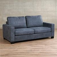 ShopX Leren bank energy 2.5 zits blauw zits bank blauw leer, bankstel blauwe kleur