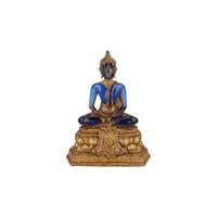 Groot Beeld van Boeddha (Blauw)
