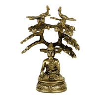 Spiru Boeddha Shakyamuni onder Bodhiboom (14 cm)