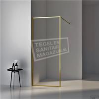 Gradara Geborsteld Messing Goud(90x200 cm) en 8 mm NANO