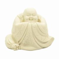 Spiru Boeddha Beeld Polystone Wit (8 cm)