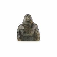 Spiru Boeddha van Edelsteen - Labradoriet (55 mm)