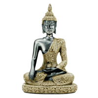 northix Buddha-Figur - Silber