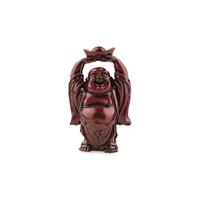 Spiru Boeddha Rood schaal boven Hoofd (9 cm)